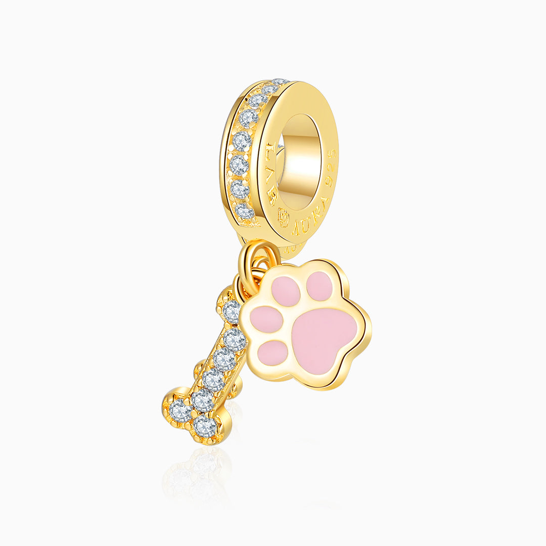 S925-gold-puppy-footprint-pendant-charms