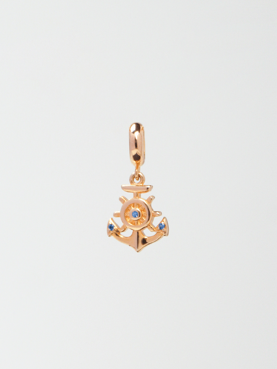Sailor’s Wheel Charm PC012
