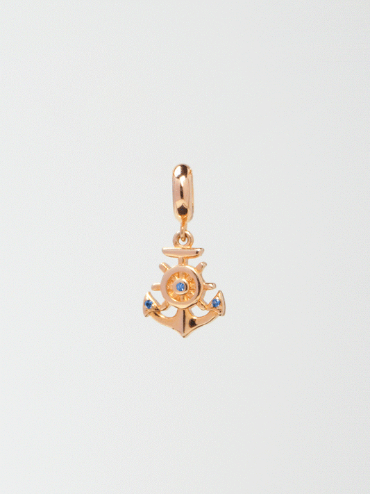 Sailor’s Wheel Charm PC012