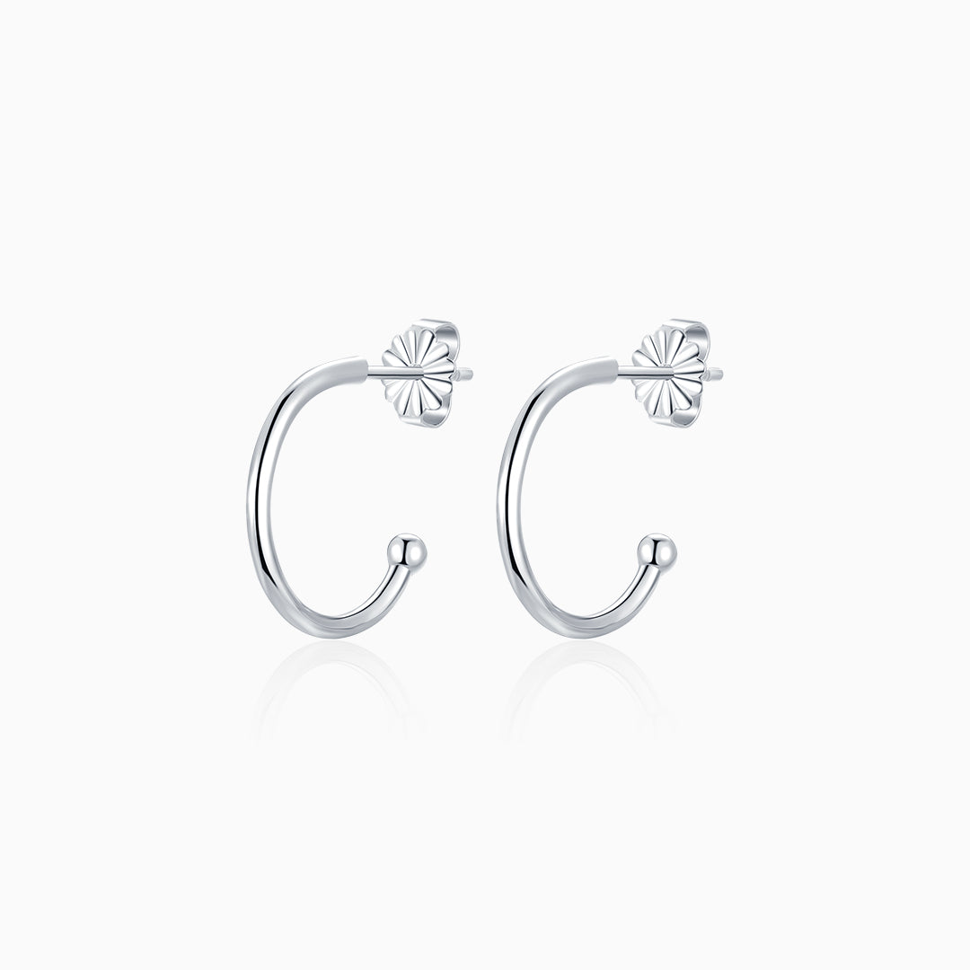 S925-sliver-Hoop-earring