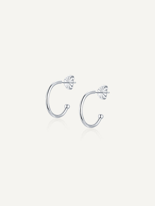 S925-sliver-Hoop-earring