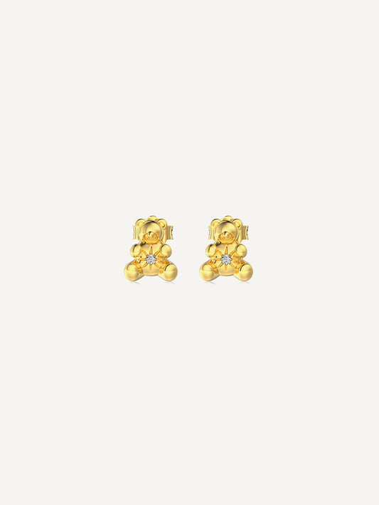 S925-teddy bear-gold-earrings