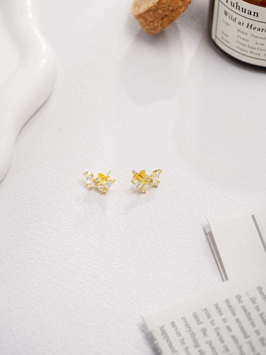 Starry Brilliance Stud Earrings PE007