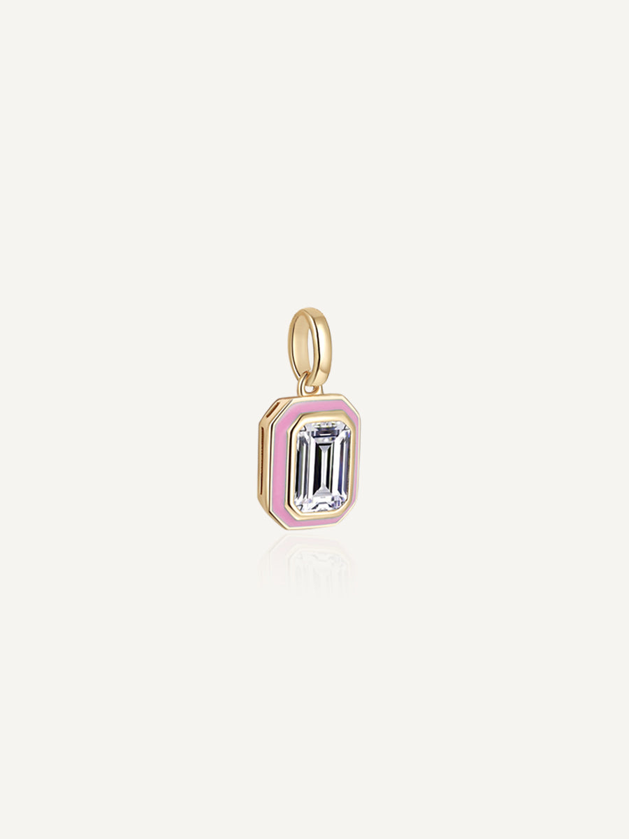 Enduring Halo Gem Pendant Charms PN004