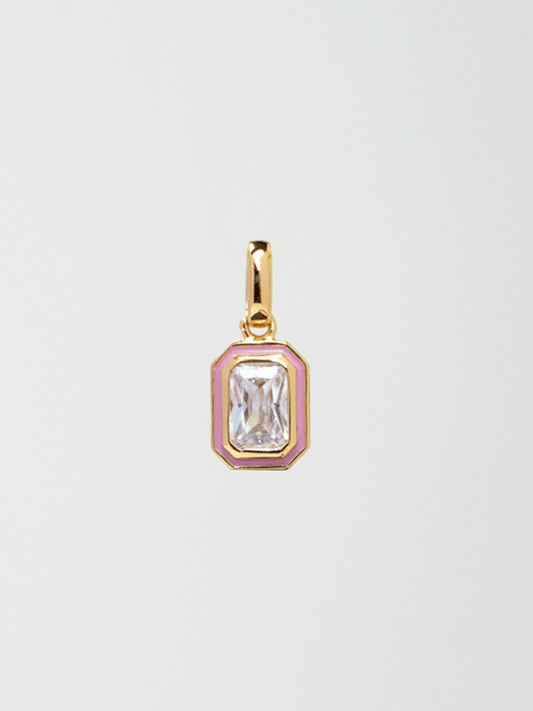 Enduring Halo Gem Pendant Charms PN004
