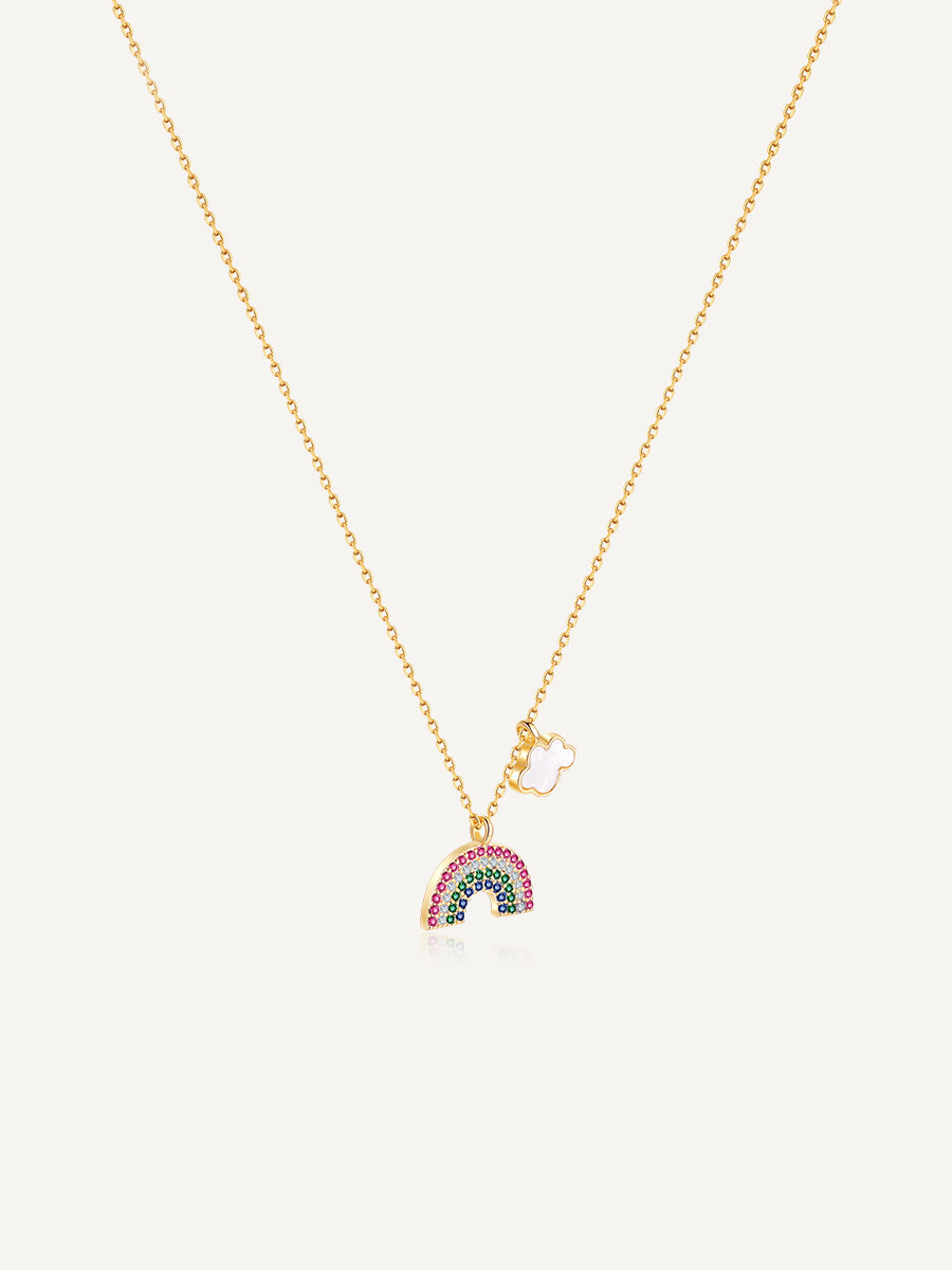 S925-Rainbow-cloud-gold-Necklace