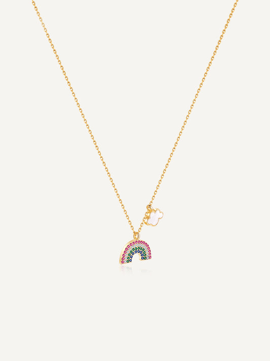 S925-Rainbow-cloud-gold-Necklace