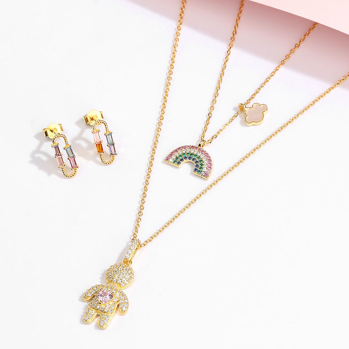 S925-Rainbow-cloud-gold-Necklace