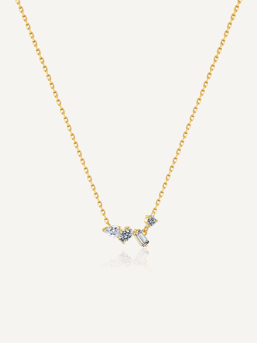 S925-gold-starry-Necklace