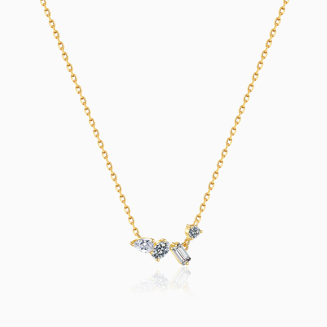 S925-gold-starry-Necklace