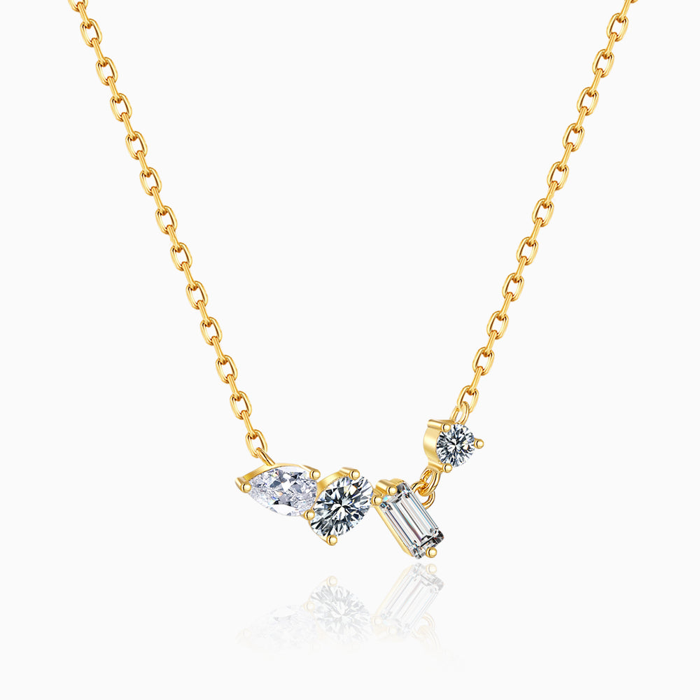 S925-gold-starry-Necklace