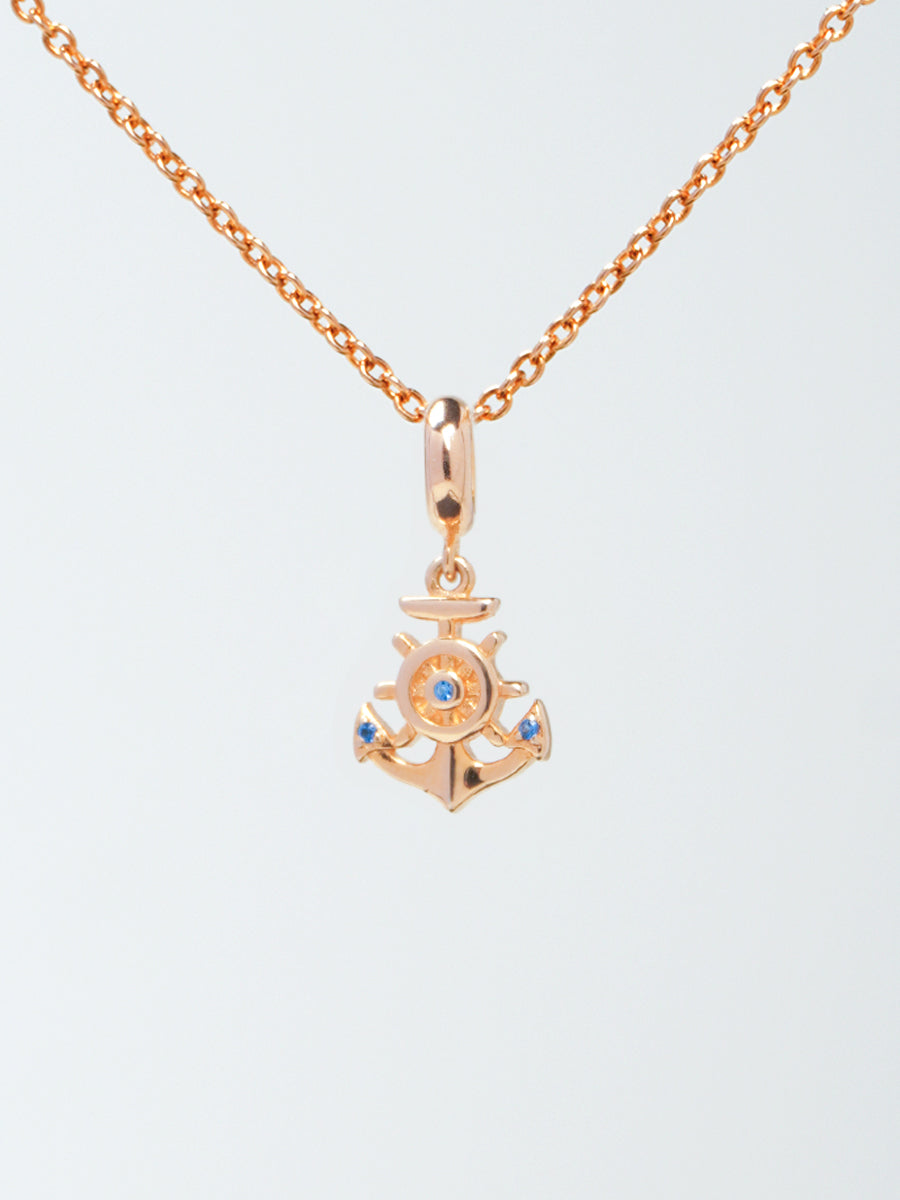 Triumphant 18K Rose Gold Seaman Necklace Set PN012RGSET