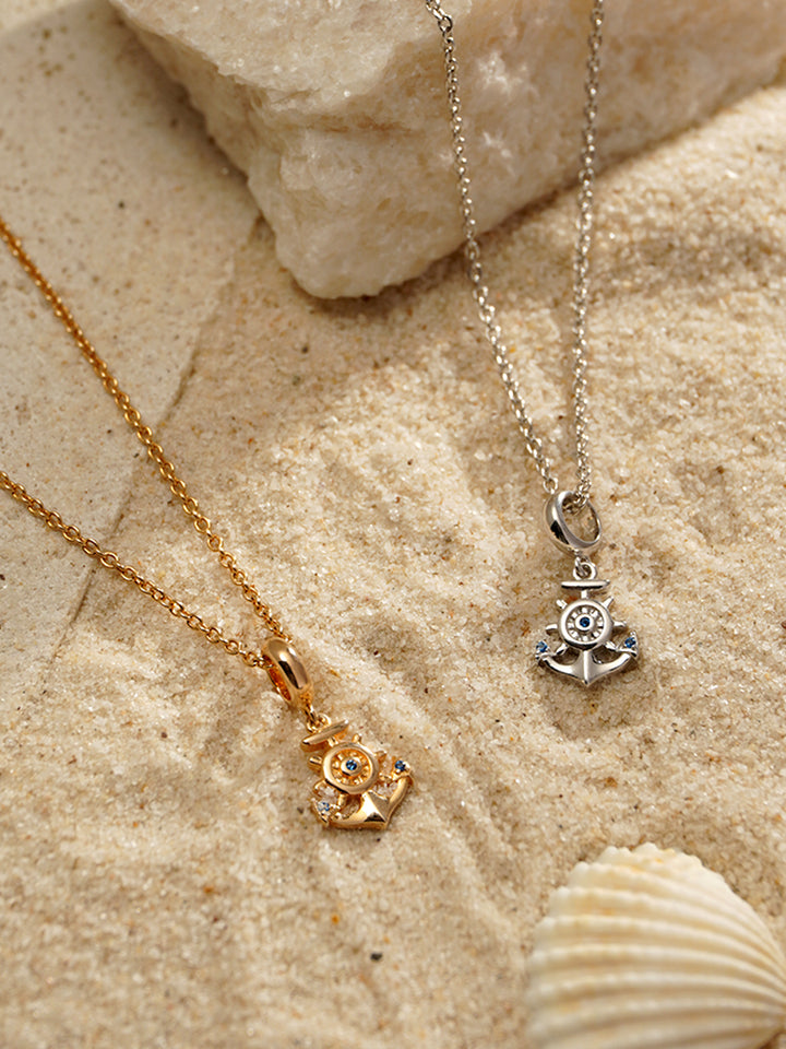 Triumphant 18K Rose Gold Seaman Necklace Set PN012RGSET