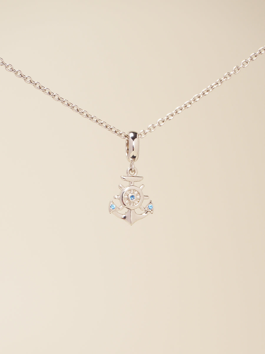 Triumphant Silver Seaman Necklace Set PN012SVSET