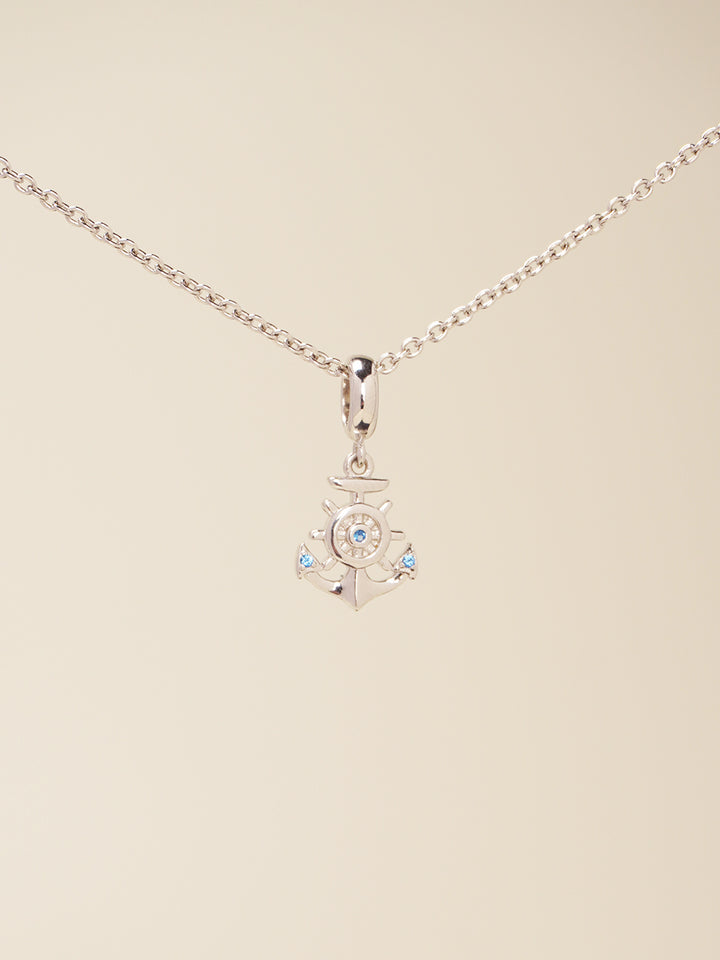 Triumphant Silver Seaman Necklace Set PN012SVSET