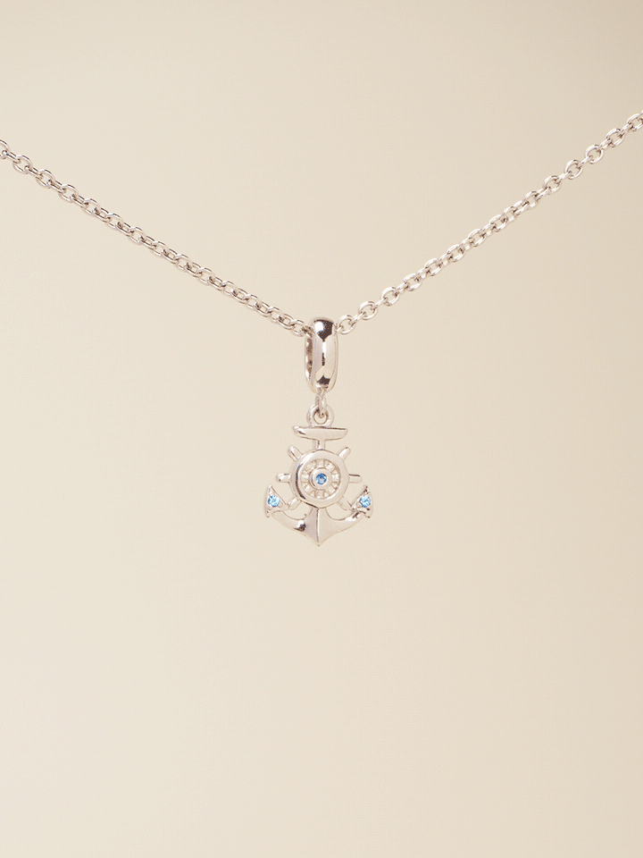 Triumphant Silver Seaman Necklace Set PN012SVSET
