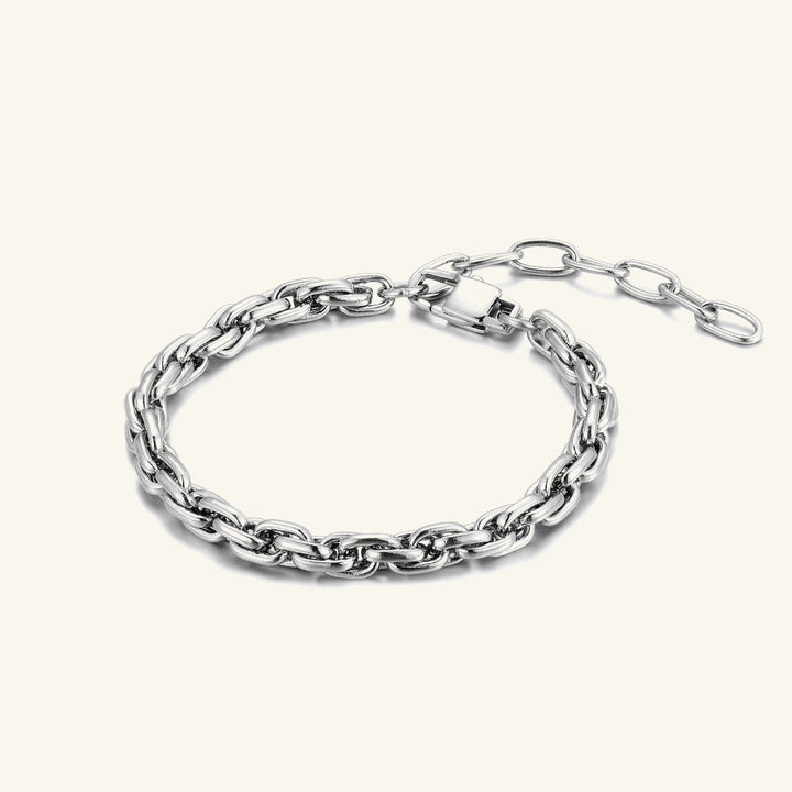 Stainless Steel-bracelet-sliver-rizzing