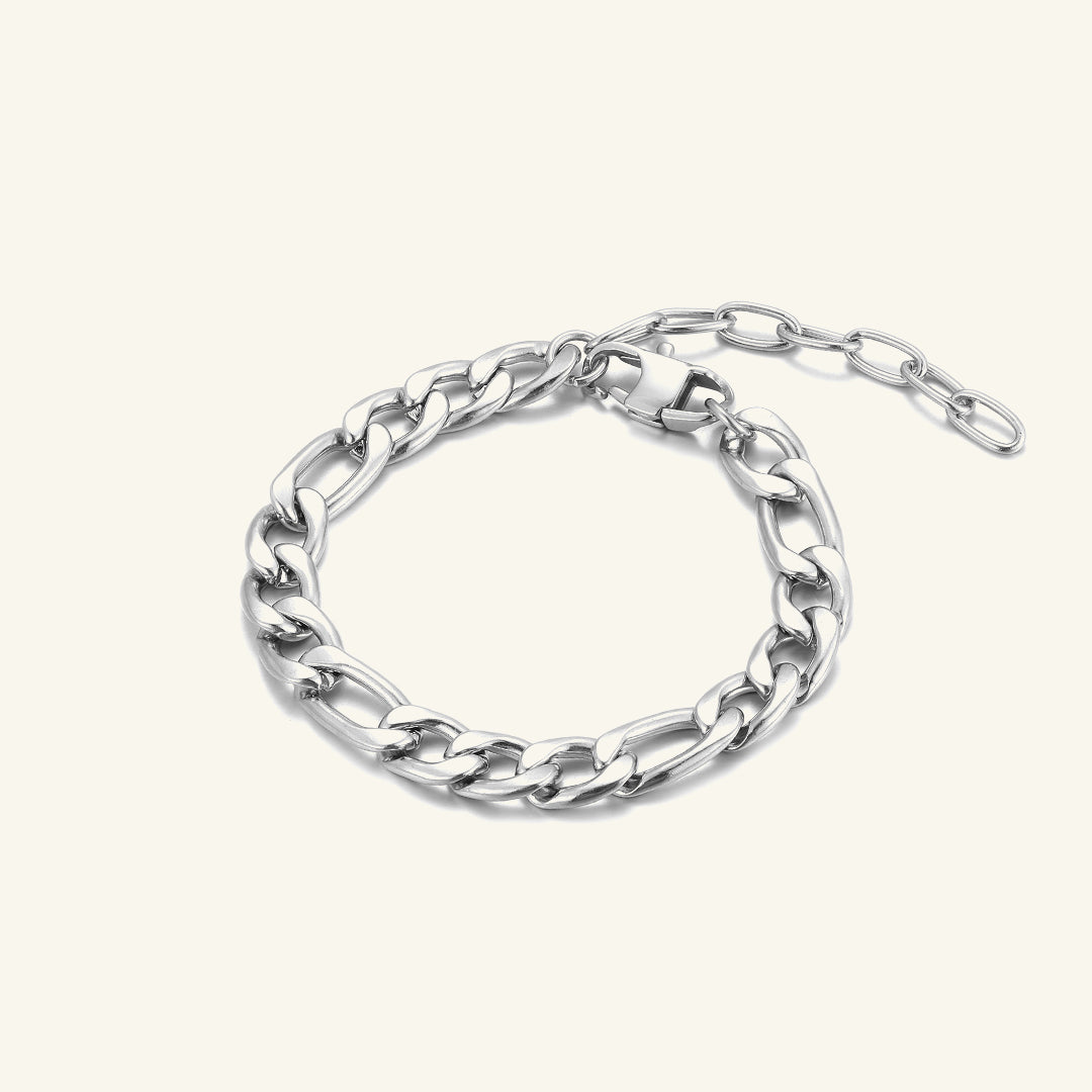 Stainless Steel-bracelet-sliver-rizzing