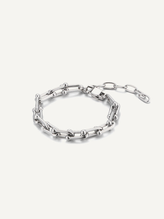 Stainless Steel-bracelet-sliver-rizzing