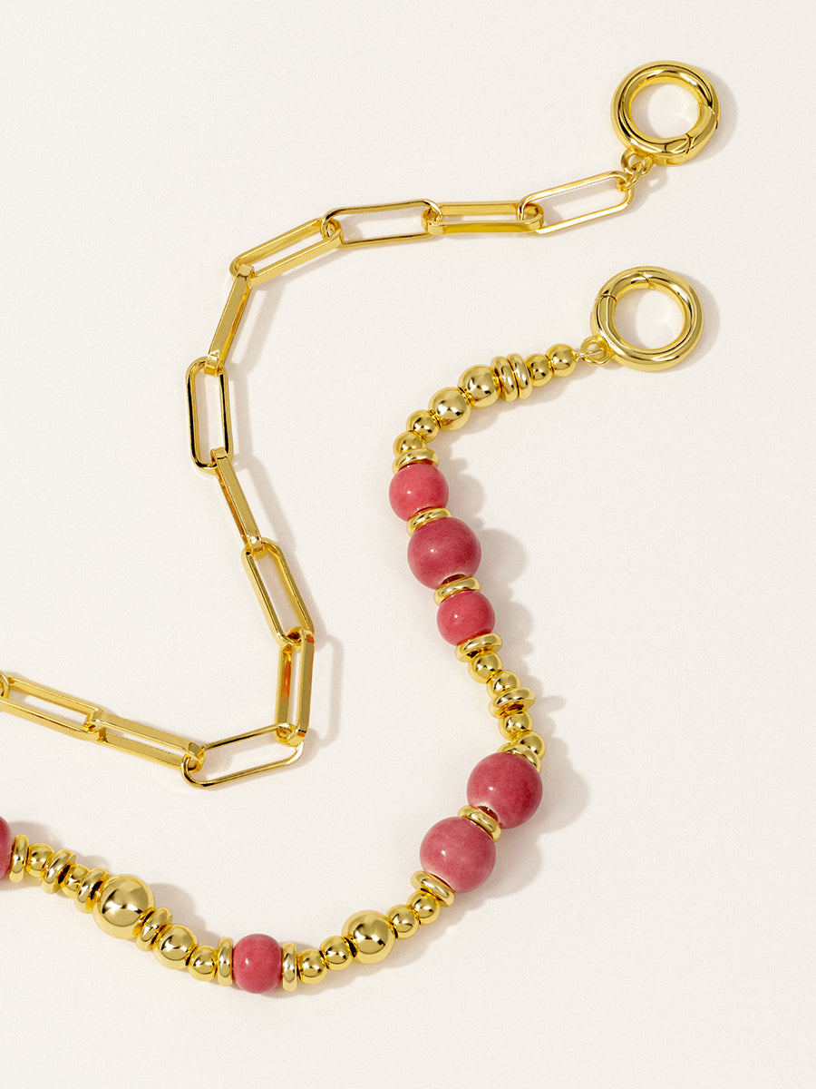 18K Gold Lychee Berry Eco-Made Ceramic Bracelet Set