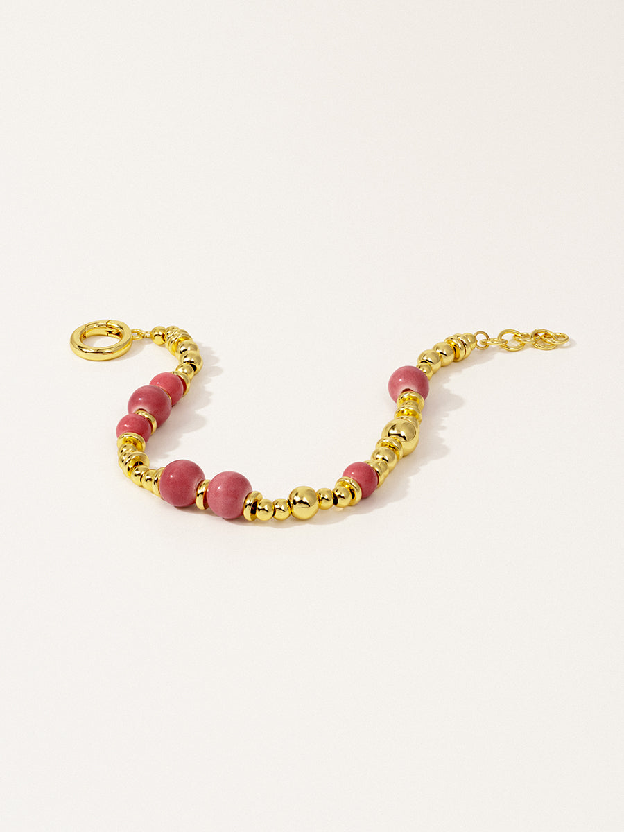 18K Gold Lychee Eco-Made Ceramic Bracelet RB035