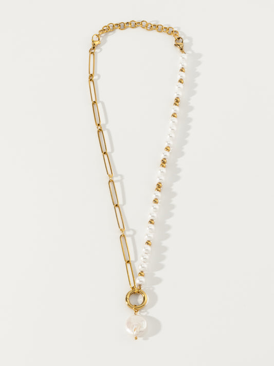 Nymph Baroque Pearl 18K Gold Necklace