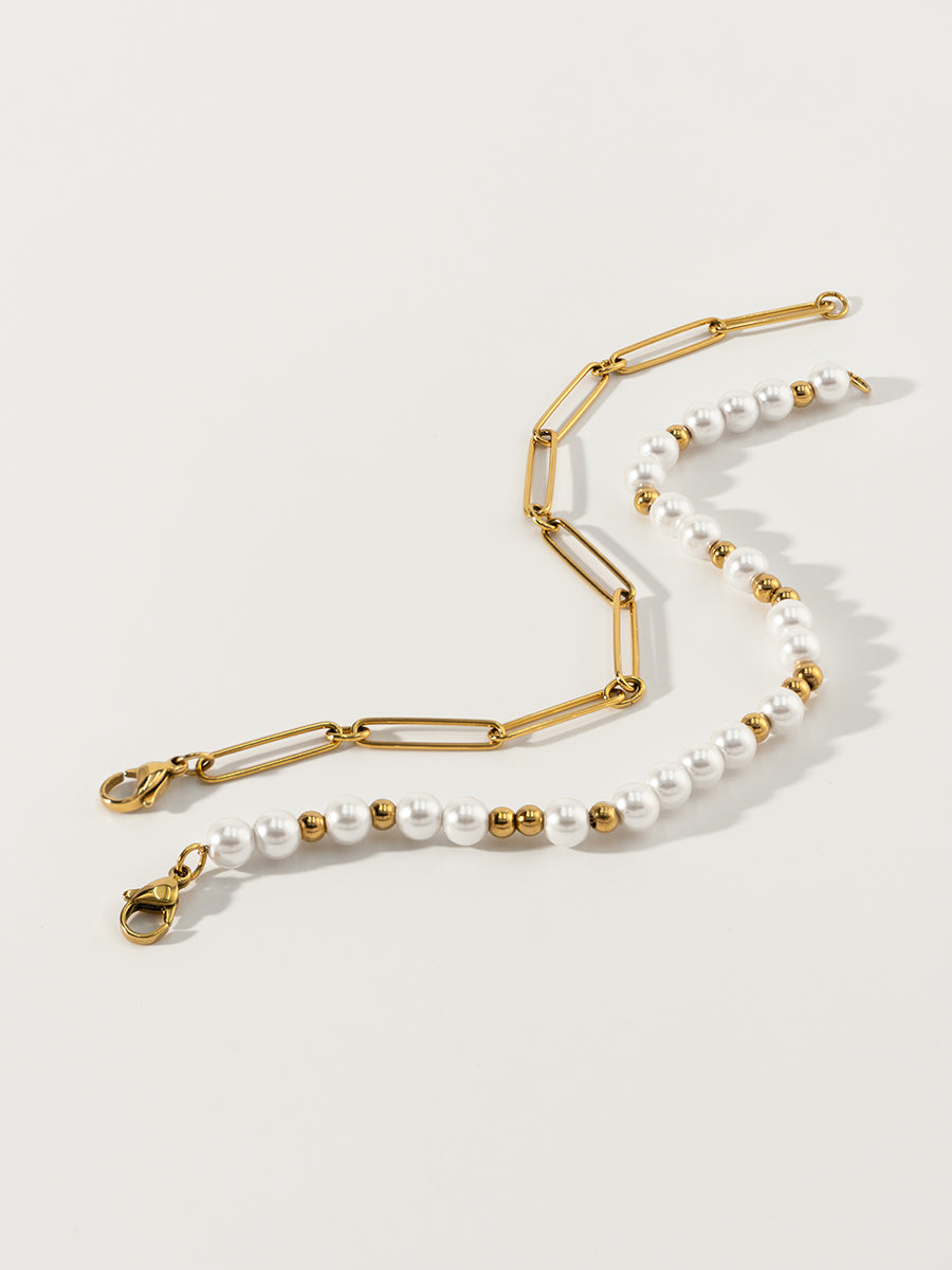 Nymph Pearl 18K Gold Bracelets Sets
