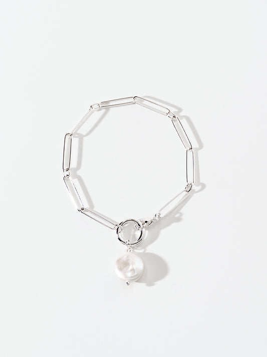 Nymph Baroque Silver Pandent Bracelets