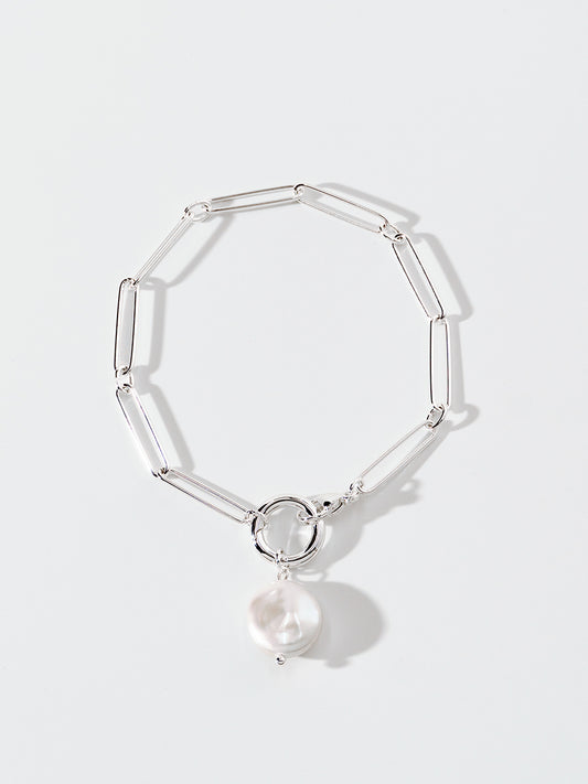 Nymph Baroque Silver Pandent Bracelets
