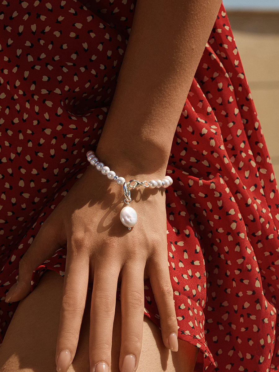 Nymph Baroque Pearl Silver Bracelets