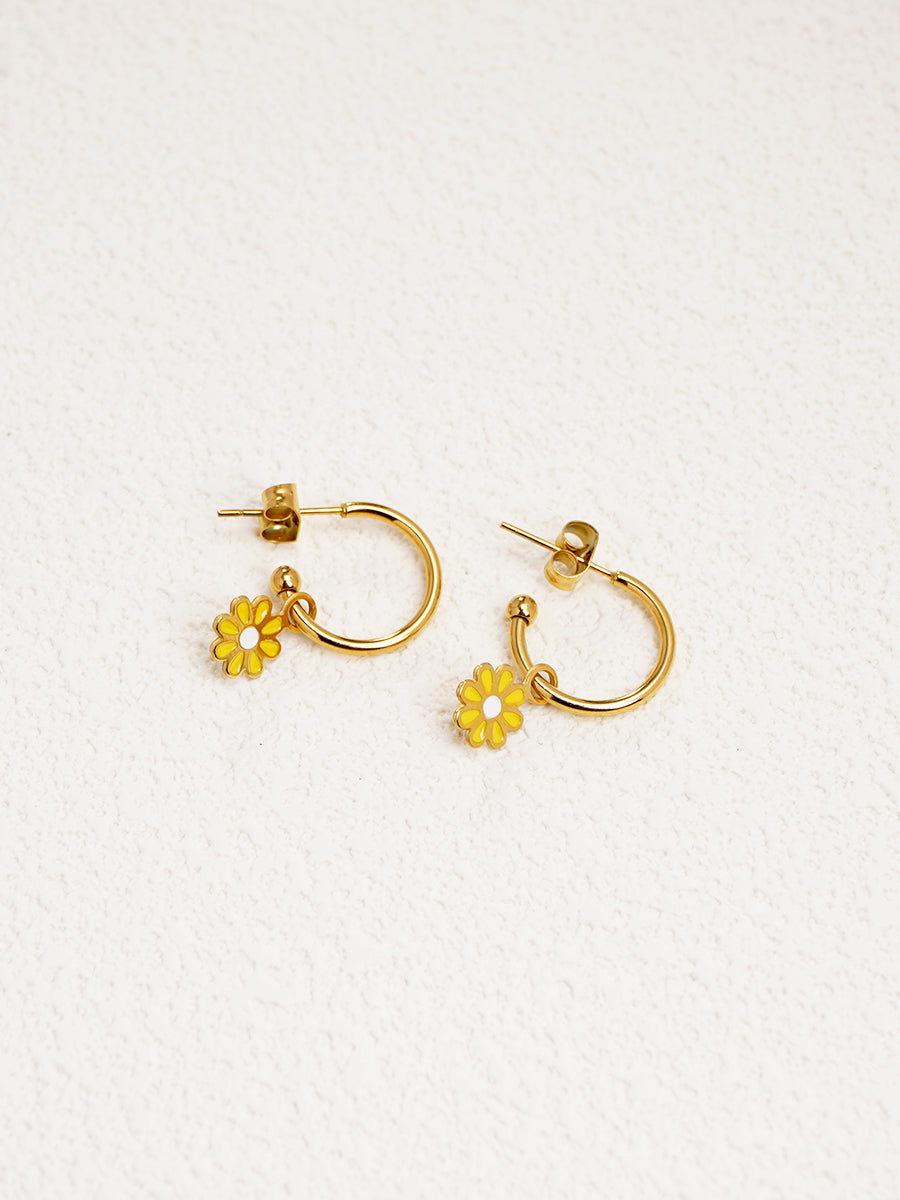 Enamel Daisy Bracelet RE002
