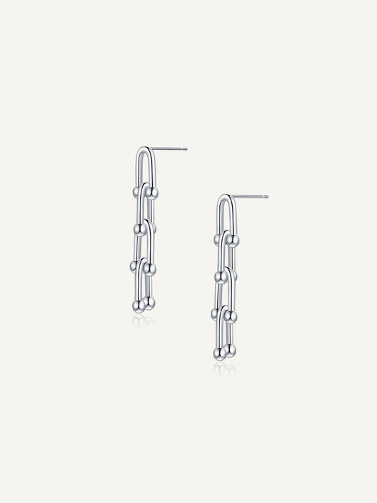 Stainless Steel-earring-sliver-Rizzing
