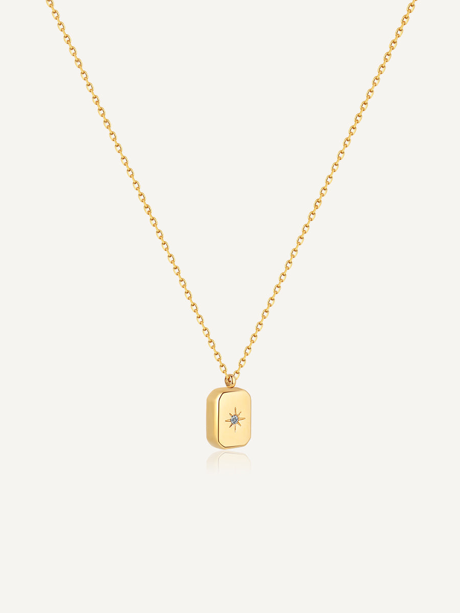 Stainless Steel-necklace-gold-rizzing