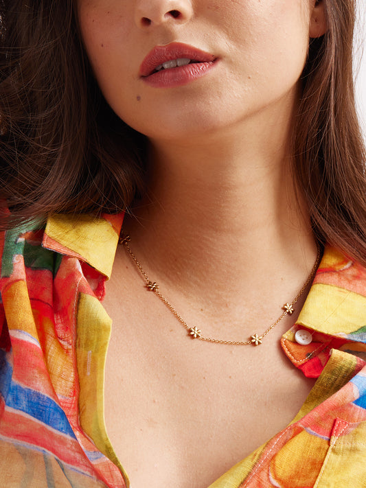Gloden Daisy Necklace RN009
