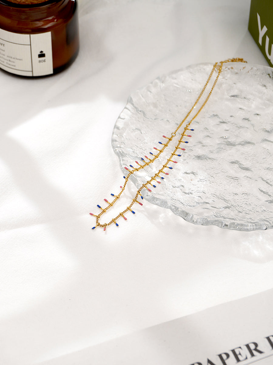 Stainless Steel Azure Dream Necklace RN010