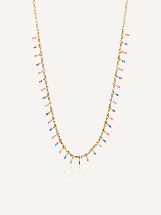 Stainless Steel-necklace-Gold-Rizzing
