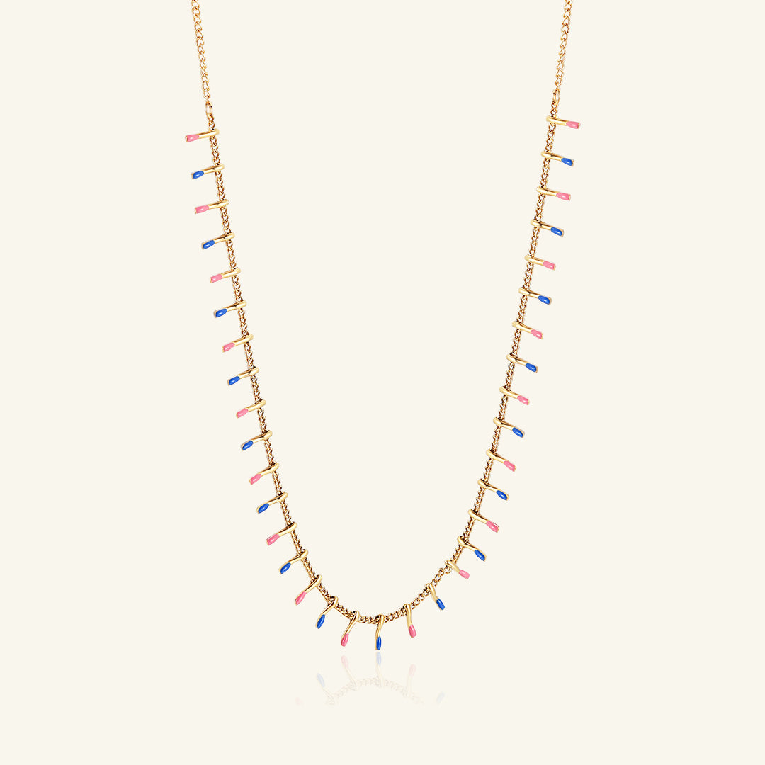 Stainless Steel-necklace-Gold-Rizzing