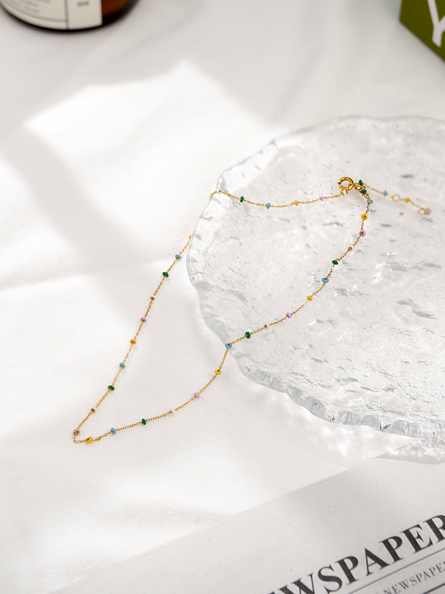 Rainbow Enamel Choker RN011