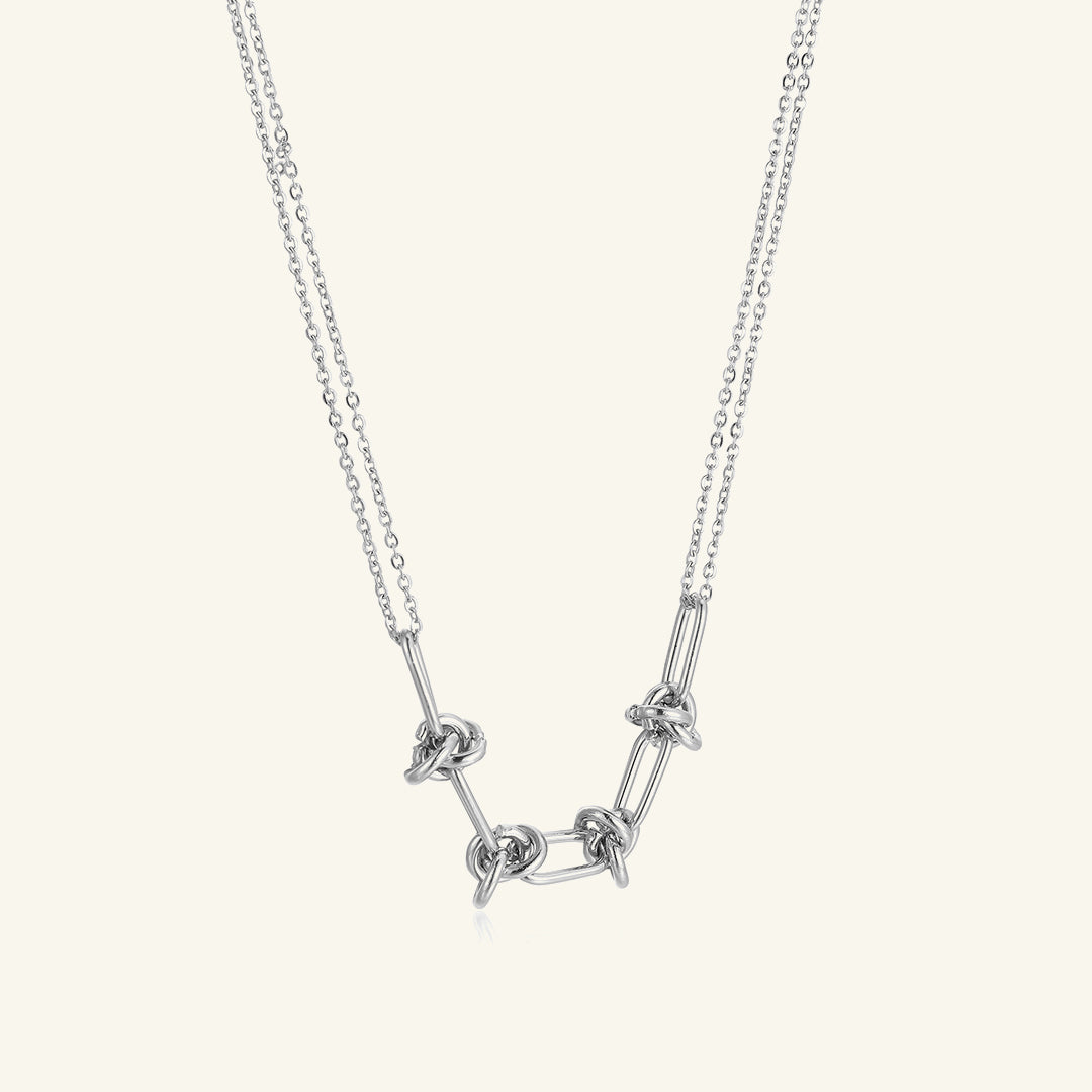 Stainless Steel-necklace-sliver-rizzing