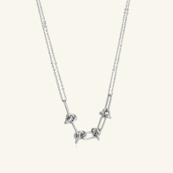 Stainless Steel-necklace-sliver-rizzing