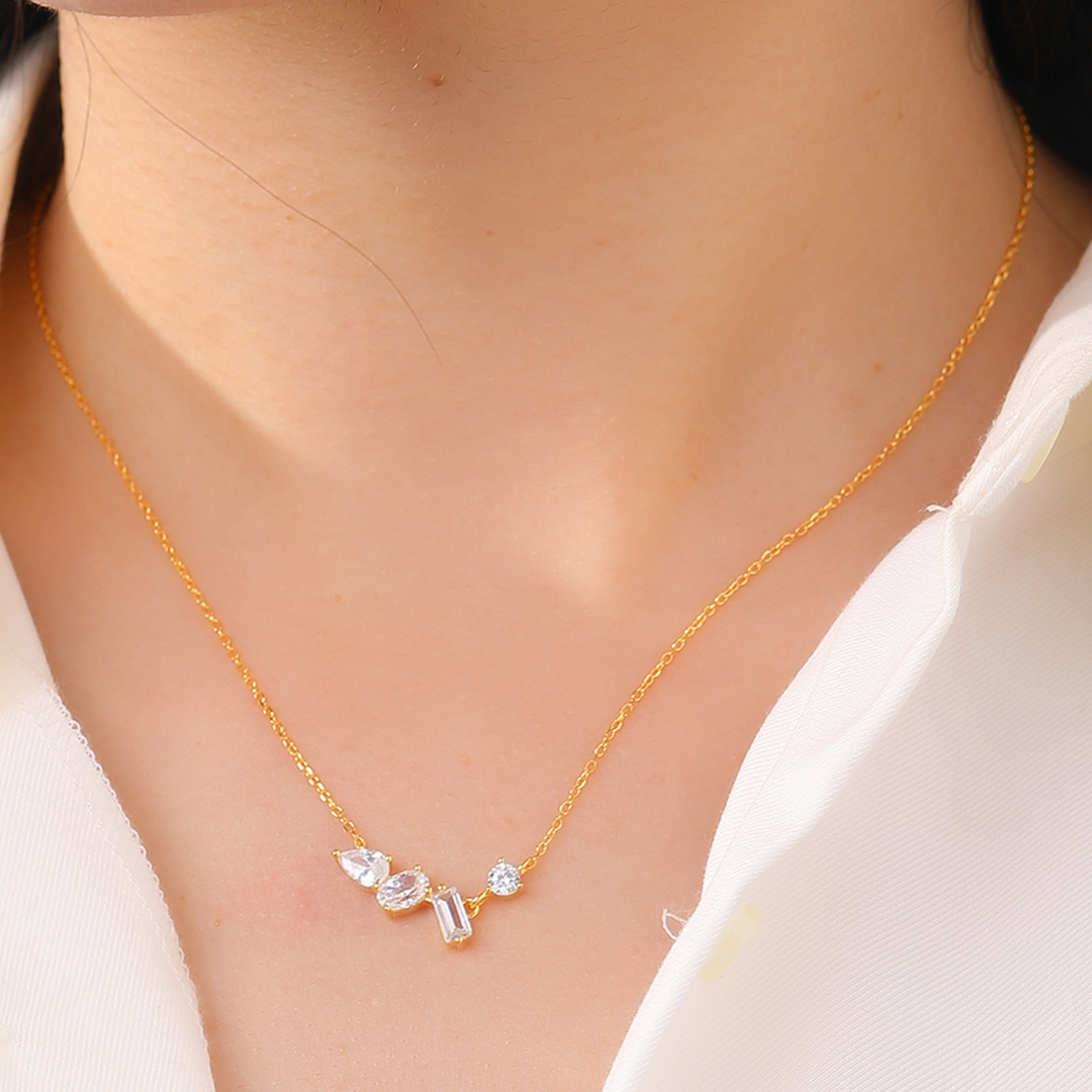 S925-gold-starry-Necklace