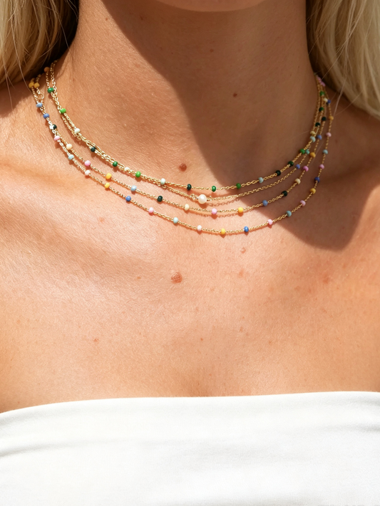 Rainbow Enamel Choker RN011